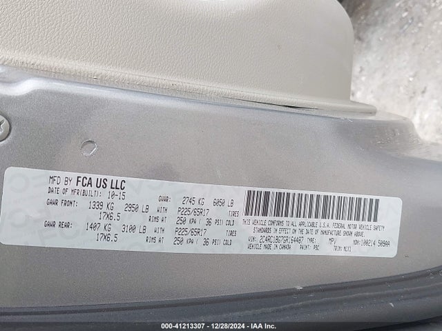 2C4RC1BG7GR164487 Chrysler Town & Country Touring