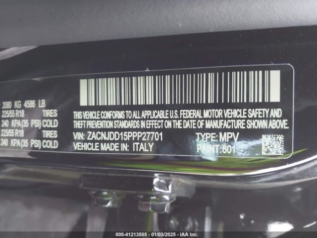 ZACNJDD15PPP27701 Jeep Renegade Limited 4x4