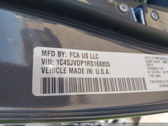 1C4SJVDP1RS168855 Jeep Wagoneer Series Iii 4x4