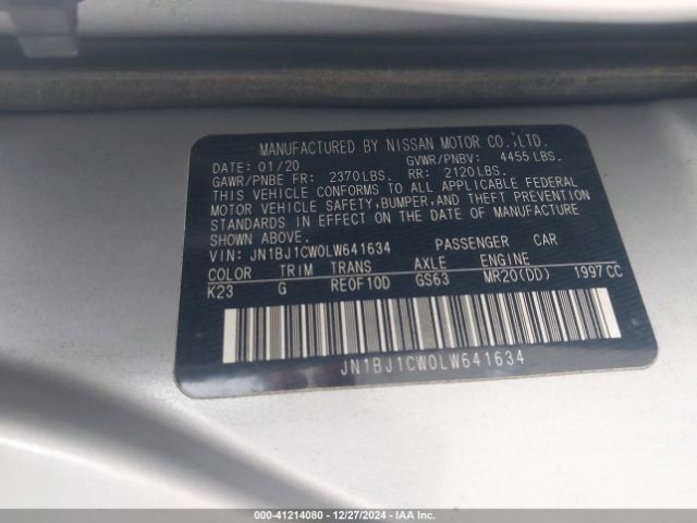 2020 NISSAN ROGUE SPORT JN1BJ1CW0LW641634 Photo 8