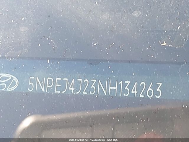 5NPEJ4J23NH134263 Hyundai Sonata Sel Plus