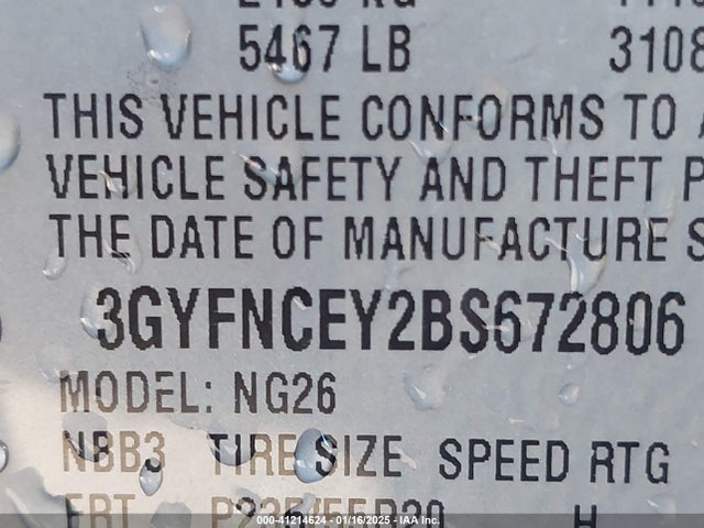 2011 CADILLAC SRX 3GYFNCEY2BS672806 Photo 8