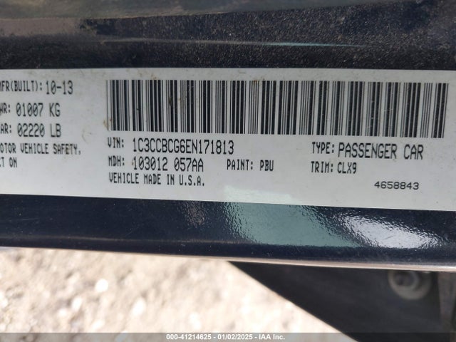 1C3CCBCG6EN171813 Chrysler 200 Limited