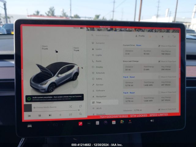 7SAYGDED5RF193622 Tesla Model Y Long Range Dual Motor All-wheel Drive/rwd