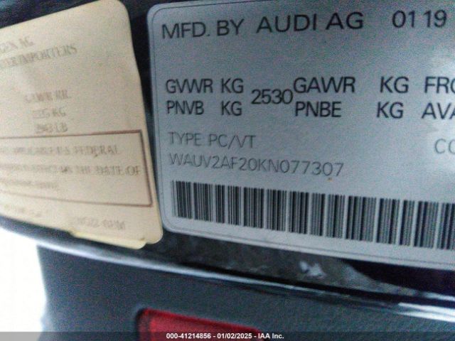 2019 AUDI A7 WAUV2AF20KN077307 Photo 8