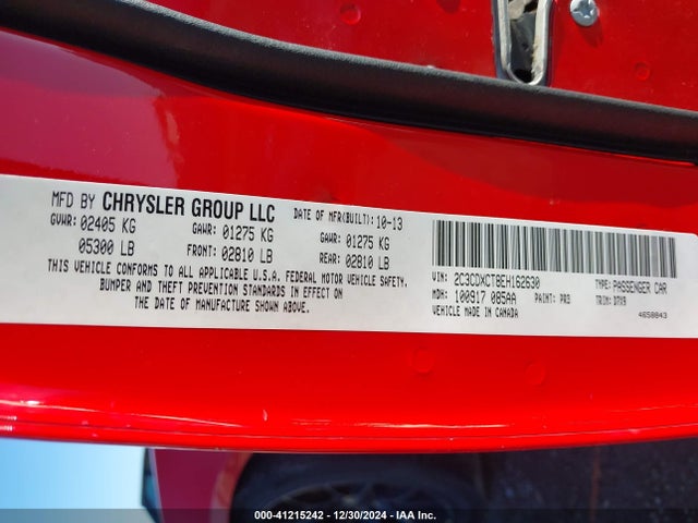 Dodge CHARGER R/T 2014 2C3CDXCT8EH162630 Image 9