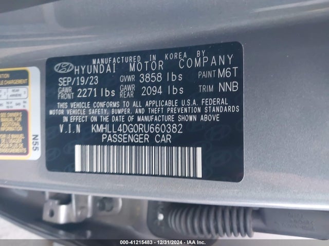 Hyundai ELANTRA SE 2024 KMHLL4DG0RU660382 Image 9
