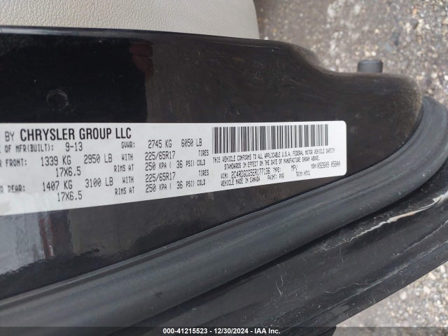 Dodge Grand Caravan Sxt 2014 2C4RDGCG5ER177136 Image 9