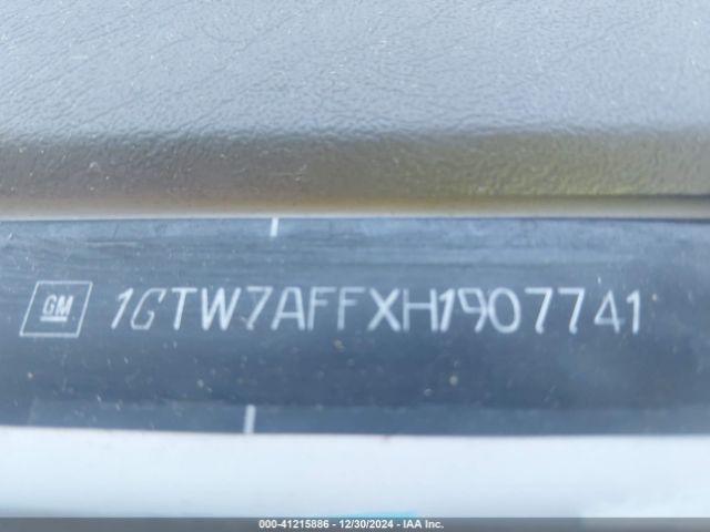 1GTW7AFFXH1907741 GMC Savana 2500 Work Van