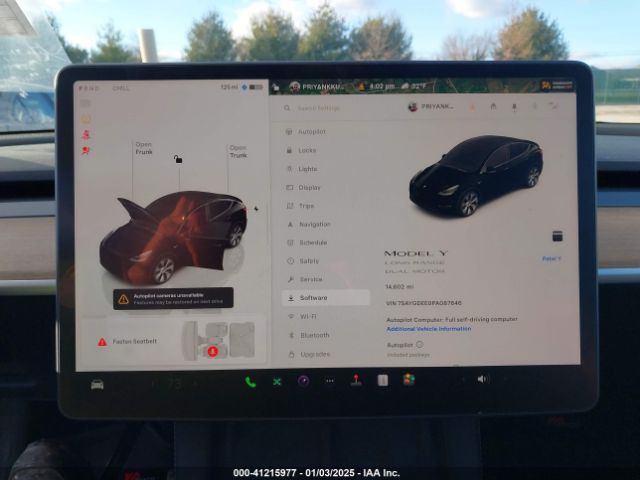 7SAYGDEE0PA087646 Tesla Model Y Awd/long Range Dual Motor All-wheel Drive