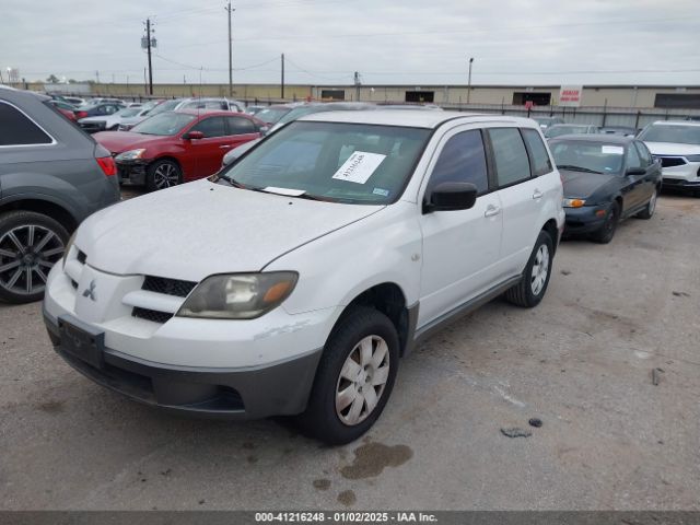 2004 MITSUBISHI OUTLANDER JA4LX31F64U047278 Photo 1