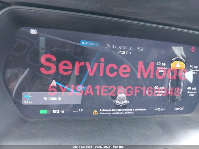 2016 TESLA MODEL S 5YJSA1E28GF168048 Photo 6