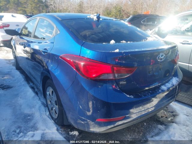 5NPDH4AE9GH717523 Hyundai ELANTRA SE