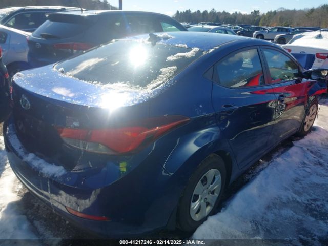 5NPDH4AE9GH717523 Hyundai ELANTRA SE