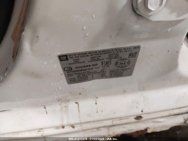 3GTU2UEC8FG471212 GMC Sierra 1500 Sle