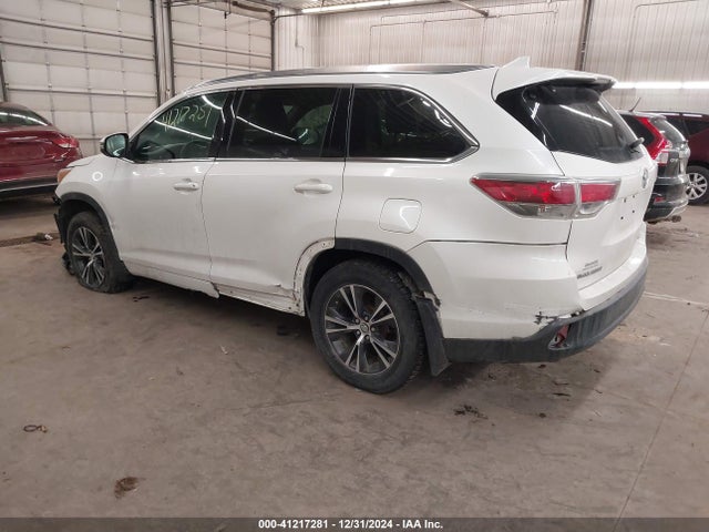 5TDJKRFH8GS242509 Toyota Highlander Xle V6