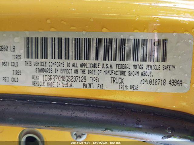 1C6RR7KM0GS237129 RAM 1500 Tradesman