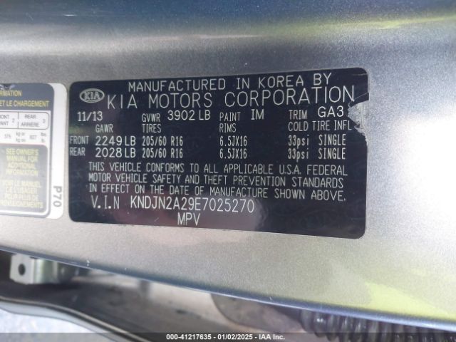 KNDJN2A29E7025270 KIA Soul