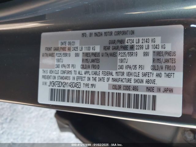JM3KFBDM2M1480453 Mazda Cx-5 Grand Touring