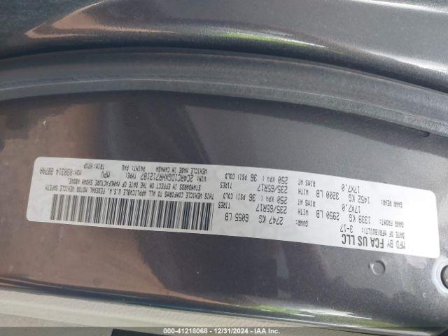 2C4RC1DGXHR712187 Chrysler Pacifica Touring