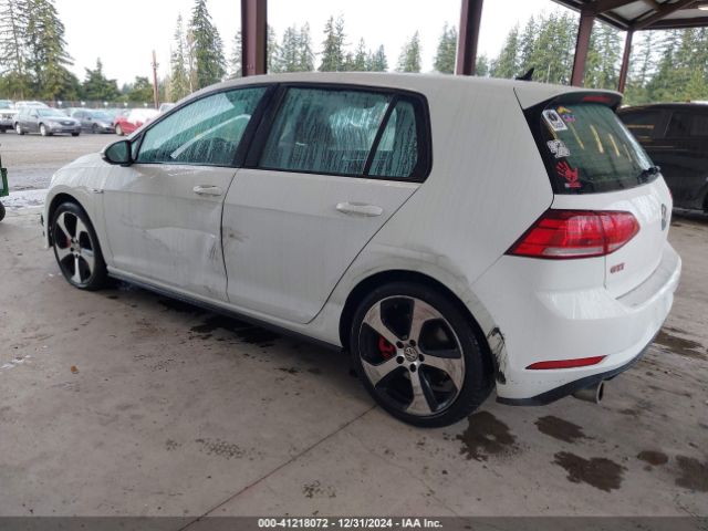 3VW5T7AUXKM021572 Volkswagen Golf Gti 2.0t Autobahn/2.0t Rabbit Edition/2.0t S/2.0t Se