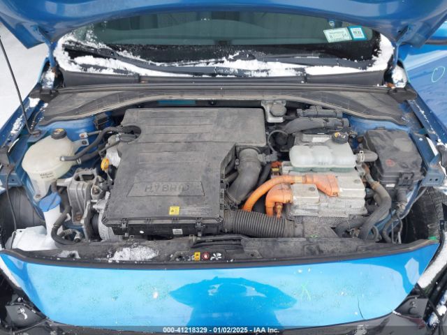 KMHC65LC1JU064844 Hyundai Ioniq Hybrid Blue