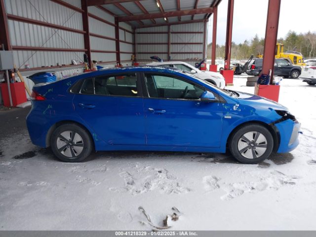 KMHC65LC1JU064844 Hyundai Ioniq Hybrid Blue