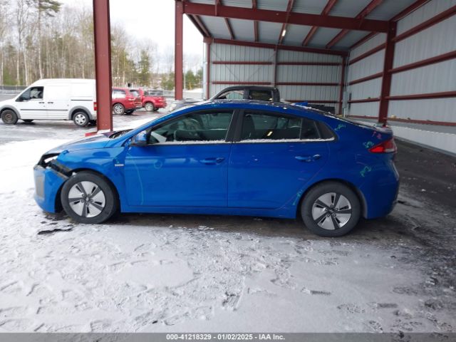 KMHC65LC1JU064844 Hyundai Ioniq Hybrid Blue