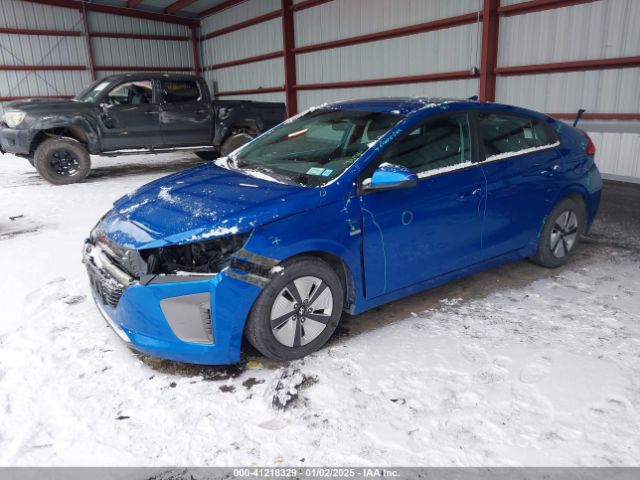 KMHC65LC1JU064844 Hyundai Ioniq Hybrid Blue