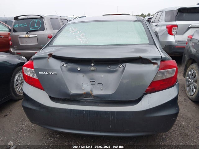 Продажа на аукционе авто 2012 Honda Civic Lx, vin: 2HGFB2F59CH330840, номер лота: 41218344