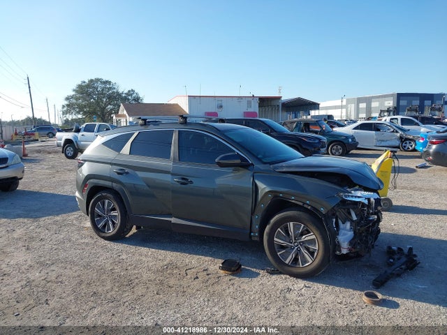 KM8JBCA18NU075449 Hyundai Tucson Hybrid Blue