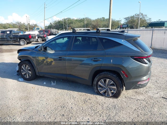 KM8JBCA18NU075449 Hyundai Tucson Hybrid Blue