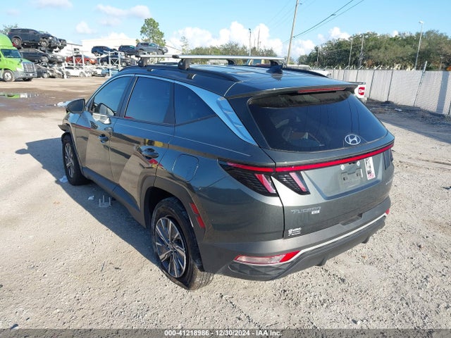 KM8JBCA18NU075449 Hyundai Tucson Hybrid Blue