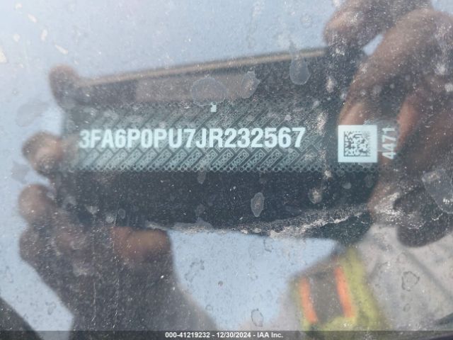 3FA6P0PU7JR232567 Ford Fusion Energi Se Luxury