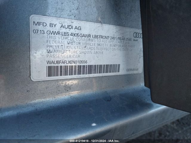 WAUBFAFLXEN010556 Audi A4 2.0t Premium