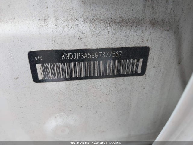 KIA SOUL + 2016 KNDJP3A59G7377567 Image 9