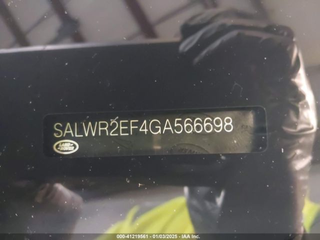 SALWR2EF4GA566698 Land Rover Range Rover Sport 5.0l V8 Supercharged/5.0l V8 Supercharged Dynamic