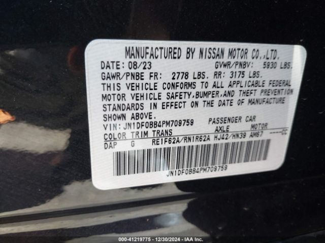 JN1DF0BB4PM709759 Nissan Ariya Evolve+