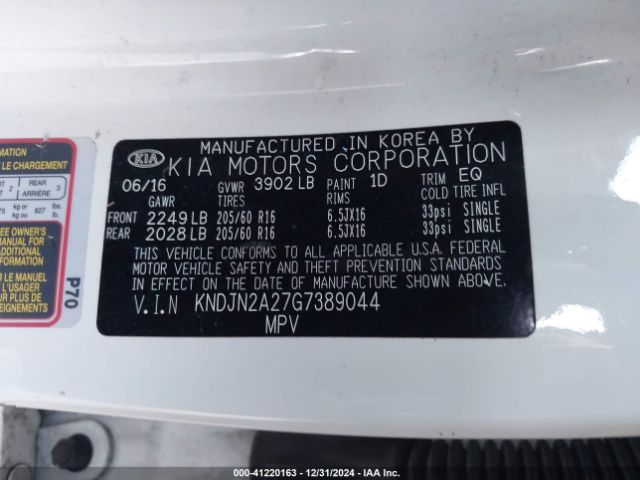 KNDJN2A27G7389044 KIA Soul