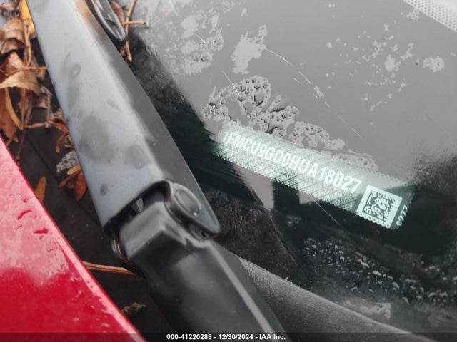 Ford ESCAPE SE 2017 1FMCU9GD0HUA18027 Image 9
