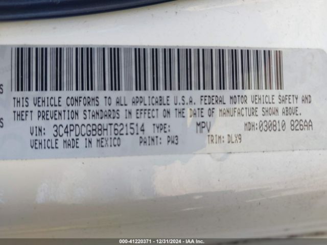 3C4PDCGB8HT621514 Dodge Journey Crossroad Plus