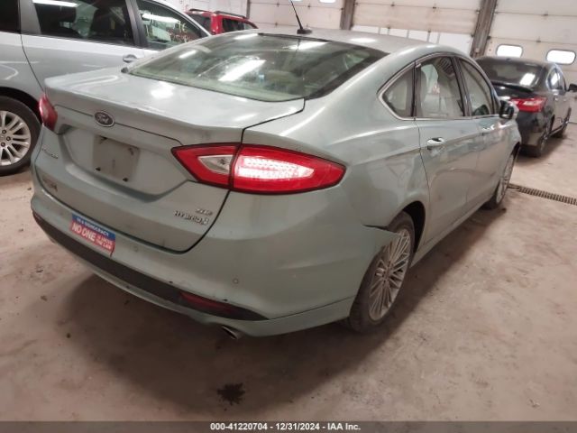 3FA6P0LU6ER265684 Ford Fusion Hybrid Se