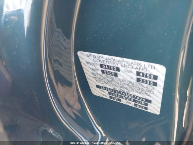 2004 JAGUAR XJ SAJEA71CX4SG07834 Photo 8