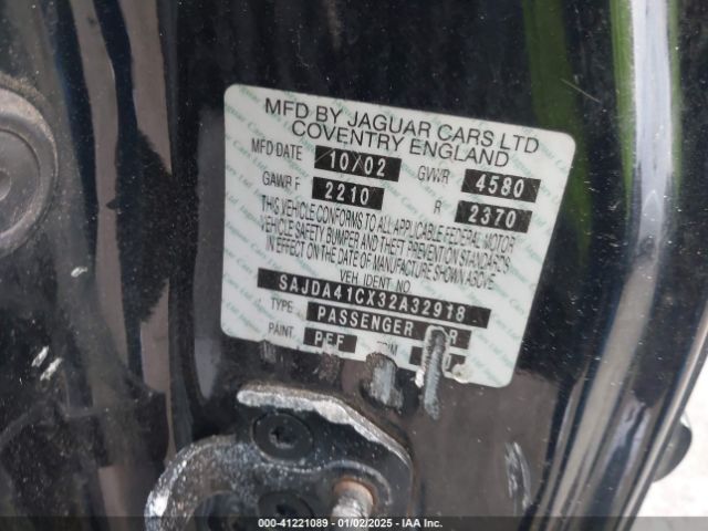 2003 JAGUAR XK8 SAJDA41CX32A32918 Photo 8