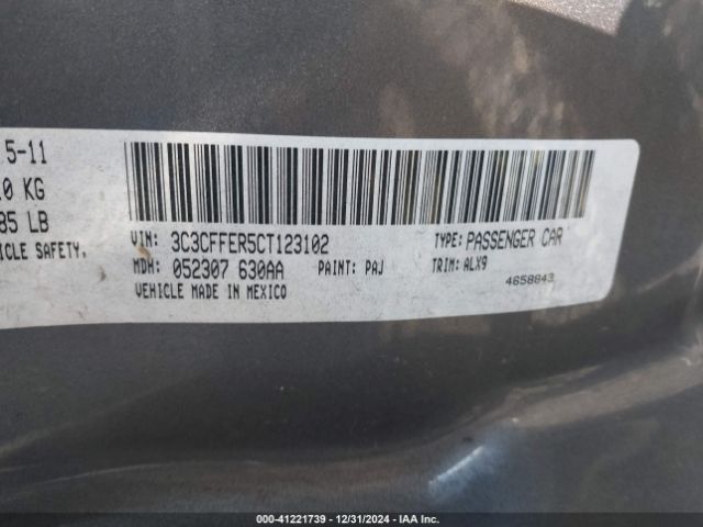 2012 FIAT 500C 3C3CFFER5CT123102 Photo 8