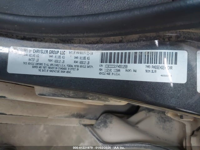 Chrysler 200 C 2015 1C3CCCCG1FN551259 Image 9