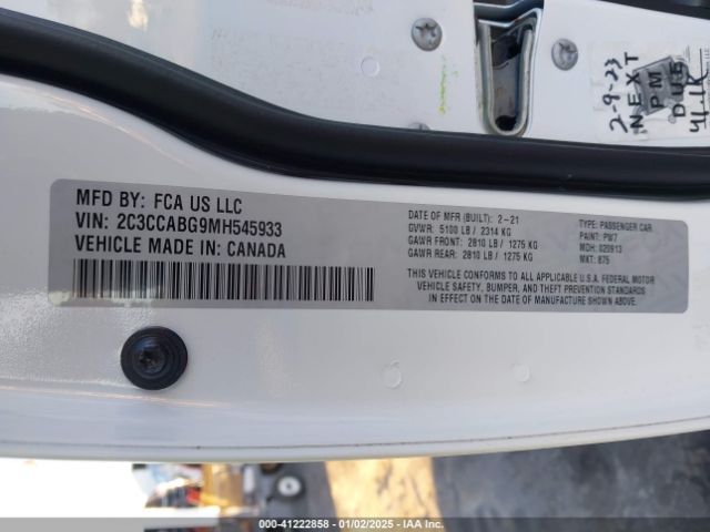 2C3CCABG9MH545933 Chrysler 300 300s