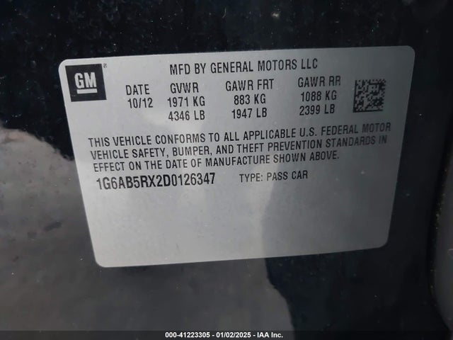2013 CADILLAC ATS 1G6AB5RX2D0126347 Photo 8