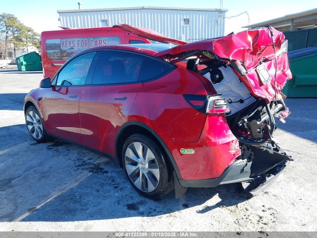 2022 TESLA MODEL Y 7SAYGAEE6NF422195 Photo 2