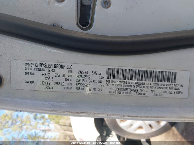 Dodge JOURNEY SE 2014 3C4PDCAB5ET140608 Image 9